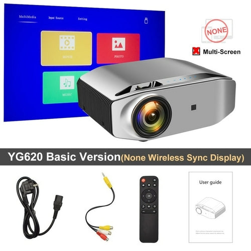 AAO Native 1080p Full HD Projector YG620 LED Proyector 1920x 1080P 3D