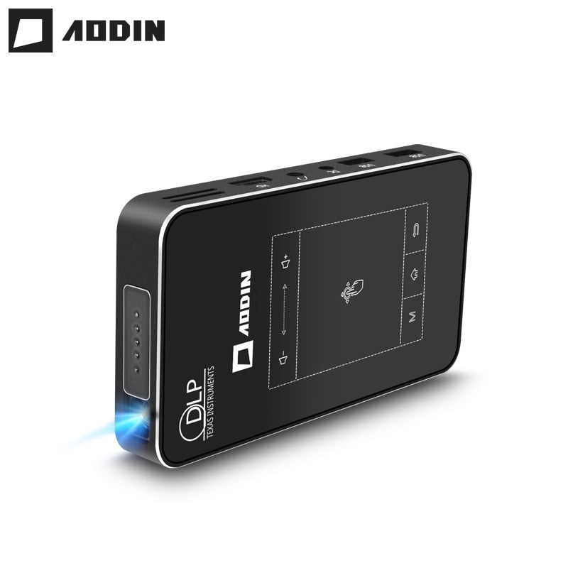 Aodin 1+32g Wifi Portable Projector Smart Multi-touch Hd Dlp Projector