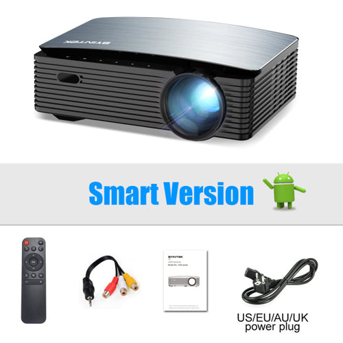 BYINTEK K25 Full HD 4K 1920x1080P LCD Smart Android 9.0 Wifi LED Video