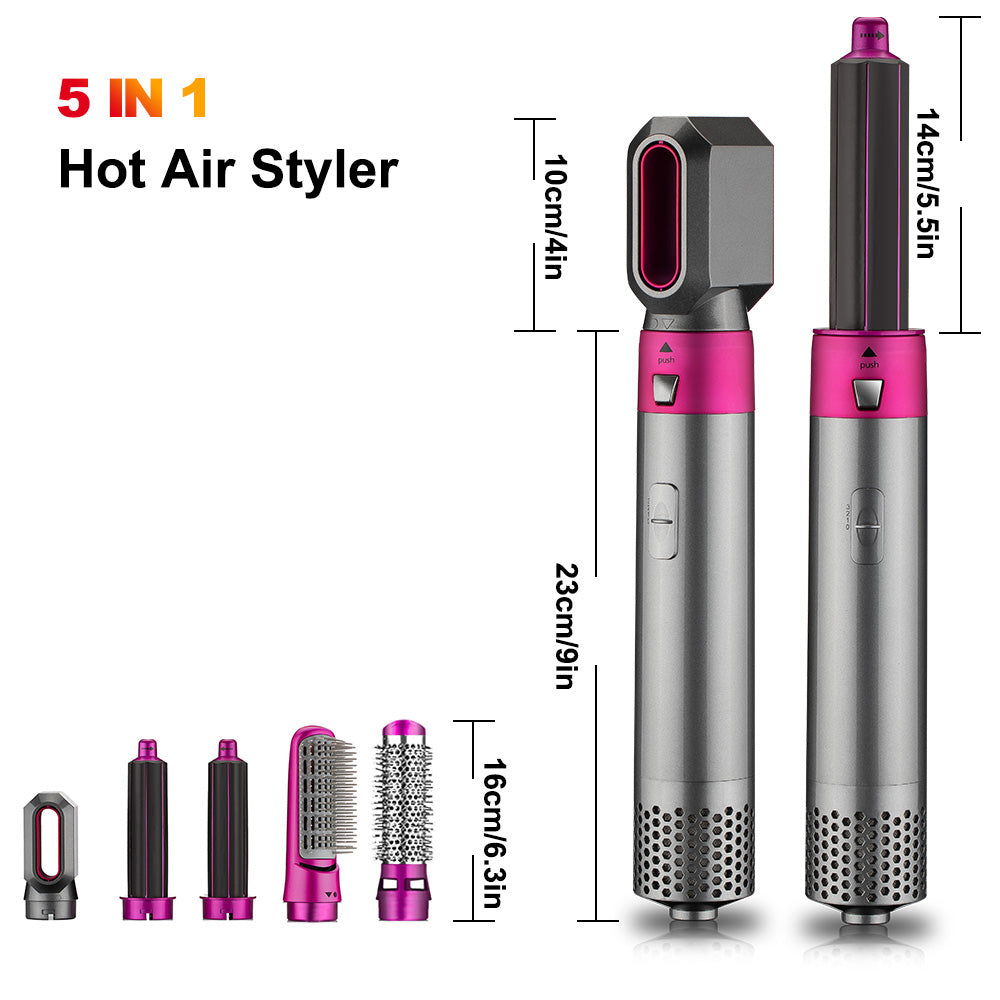 Hair Dryer Brush 5 In 1 Hair Blower Brush Hot Air Styler Comb One Step