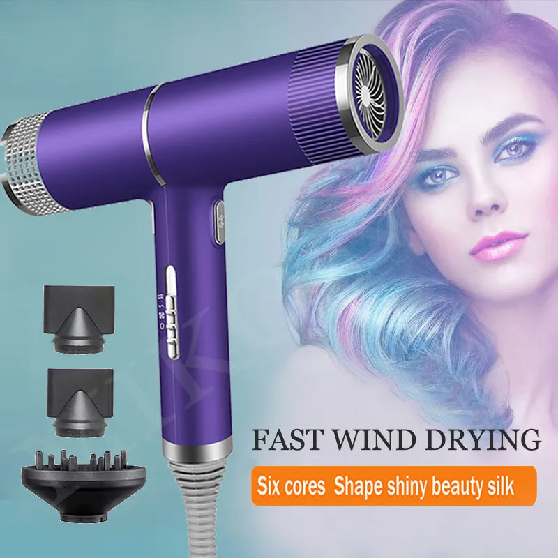 Professional Hair Dryer Infrared Negative Ionic Blow Dryer Hot&Cold