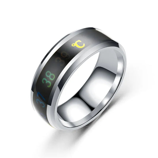 Smart Stainless Steel Multifunctional Ring For Couples Mood Changes