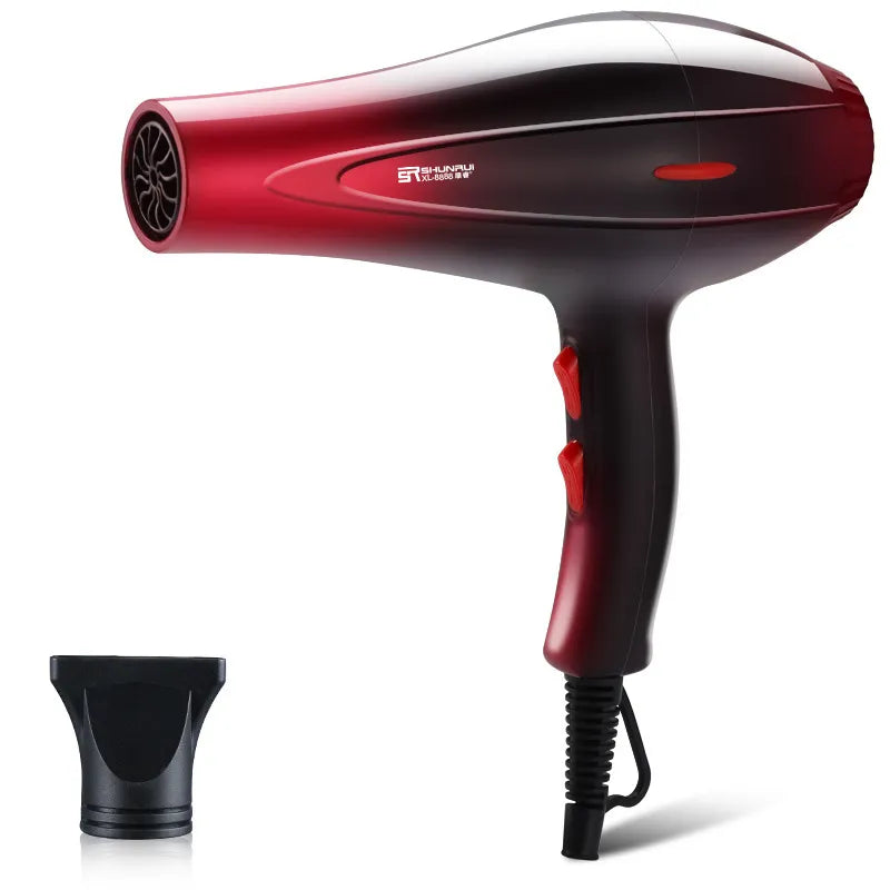 Hair Dryer 2200w Powerful Fast Heating Cold And Hot Air Anion 8-piece
