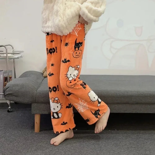 Wholesale Sanrio Hello Kitty Christmas Pajama Pants Women's Warm KT