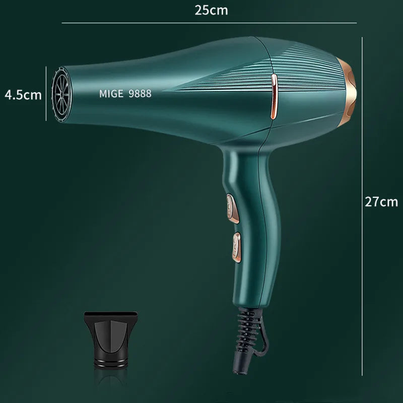 High-Speed Hair Dryer 1200W Ultra High Power Fast Drying Blue Light