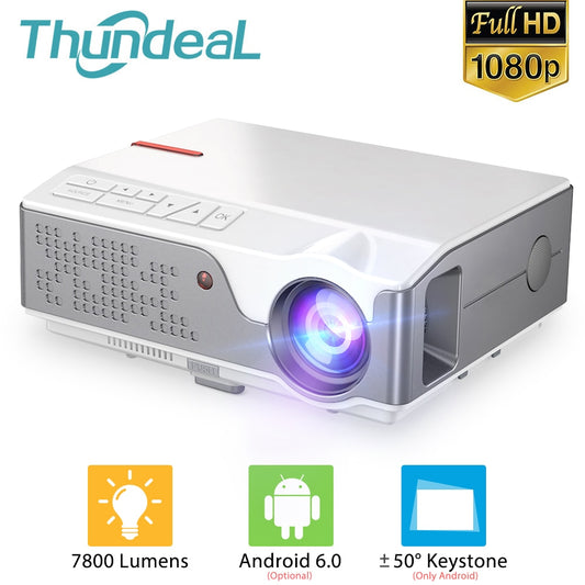 Thundeal Full Hd Native 1080p Projector Td96 Td96w Projetor Led