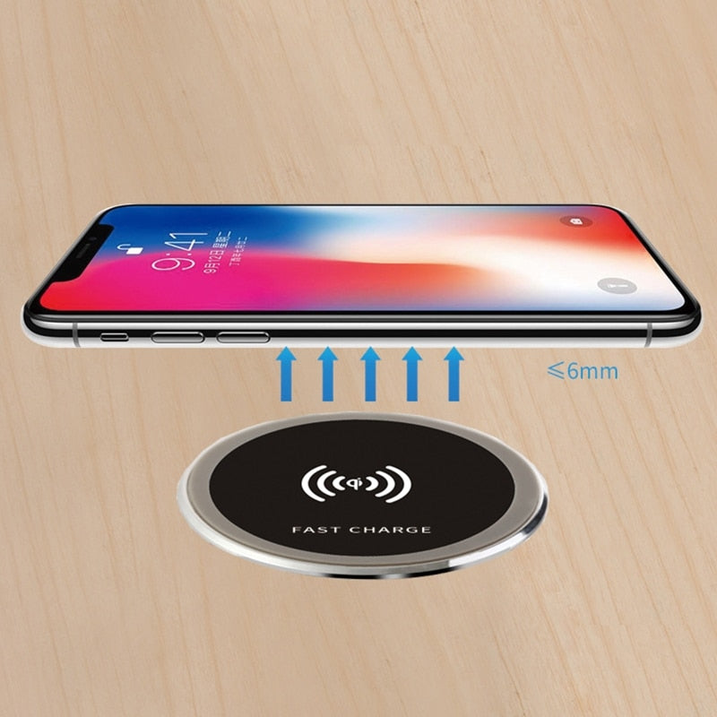 15w Quick Charger 3.0 Built In Desktop Device Qi Fast Wireless Charger