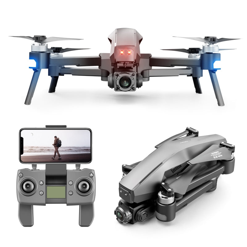 NEW M1 Pro Drone 4k Professional 2 Axis Gimbal HD Camera GPS 5g