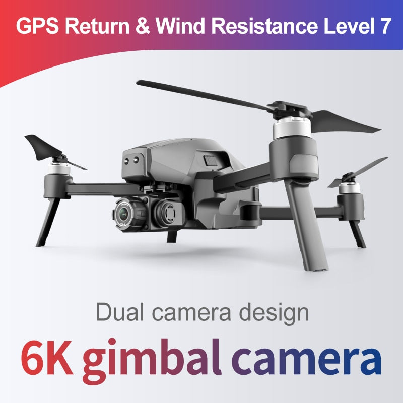 NEW M1 Pro Drone 4k Professional 2 Axis Gimbal HD Camera GPS 5g