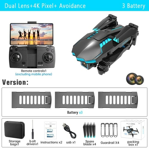 New X6 pro Drone 4K professional HD camera 2.4G WIFI Fpv with