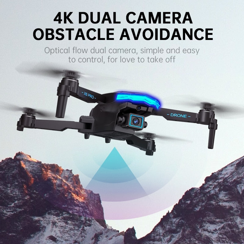 New X6 pro Drone 4K professional HD camera 2.4G WIFI Fpv with