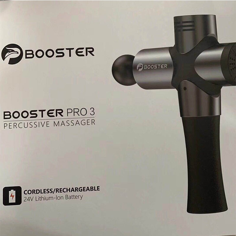 BOOSTER Pro 3 Deep Tissue Massage Gun Muscle Stimulator Body Massager