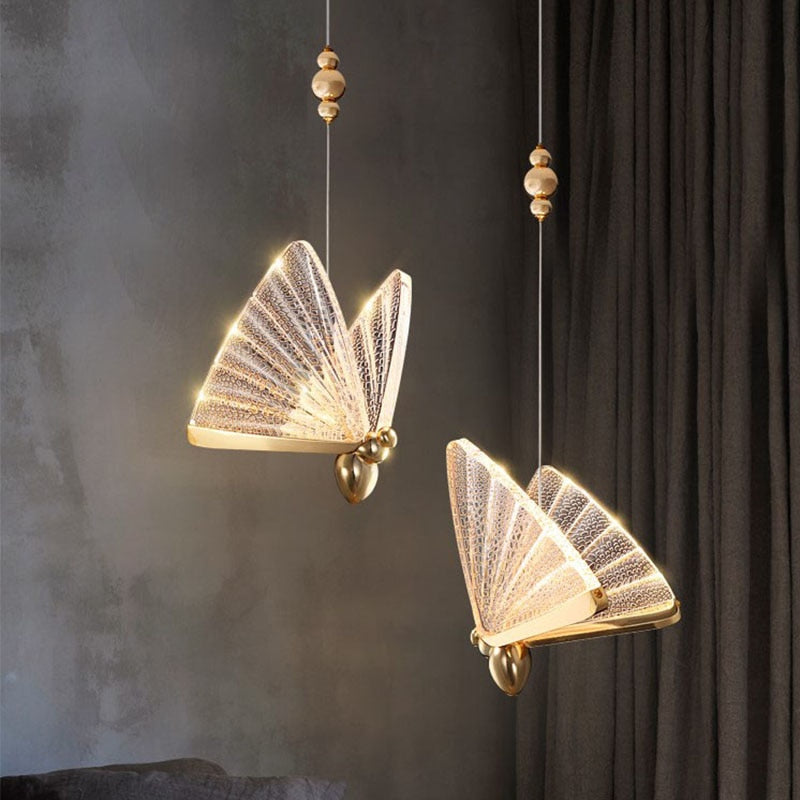 Butterfly Led pendant Lights Indoor Lighting Nordic Hanging Lamp