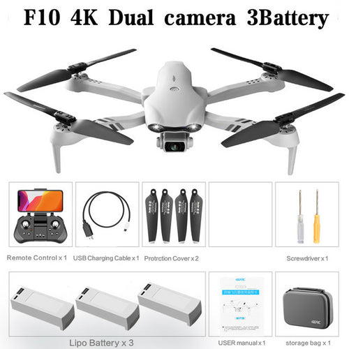 F10 Drone 4k 1080p Hd Camera Wifi Fpv Drones Rc Helicopter F3 6k