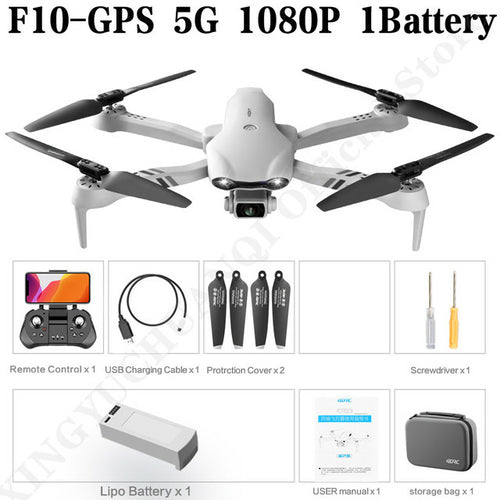 F10 Drone 4k 1080p Hd Camera Wifi Fpv Drones Rc Helicopter F3 6k