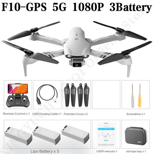 F10 Drone 4k 1080p Hd Camera Wifi Fpv Drones Rc Helicopter F3 6k