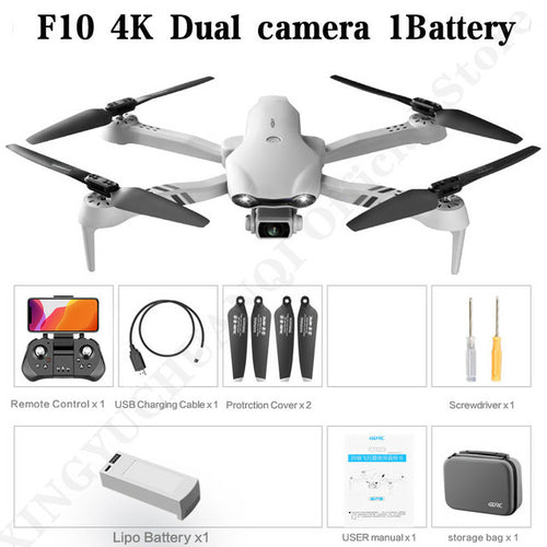 F10 Drone 4k 1080p Hd Camera Wifi Fpv Drones Rc Helicopter F3 6k