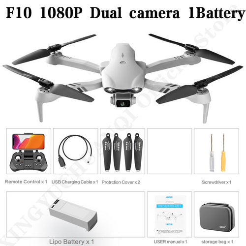 F10 Drone 4k 1080p Hd Camera Wifi Fpv Drones Rc Helicopter F3 6k