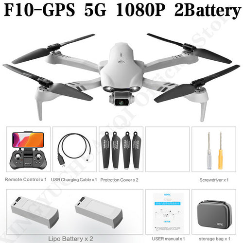 F10 Drone 4k 1080p Hd Camera Wifi Fpv Drones Rc Helicopter F3 6k