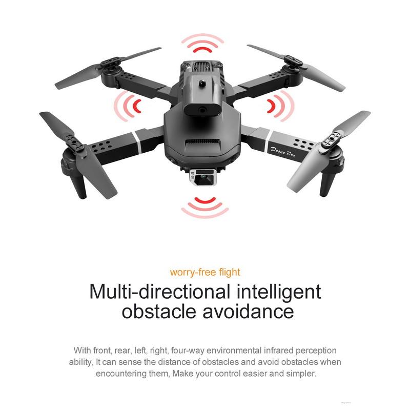 New E100 Four-sided Obstacle Avoidance Drone Folding Hd 4k Aerial