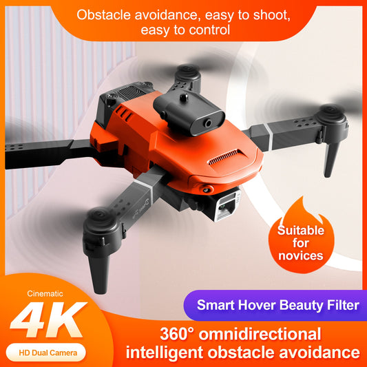 New E100 Four-sided Obstacle Avoidance Drone Folding Hd 4k Aerial