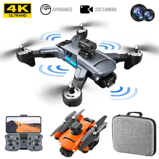 New drone k7 5G WIFI 4K HD professional camera LED light 2.4G signal 3