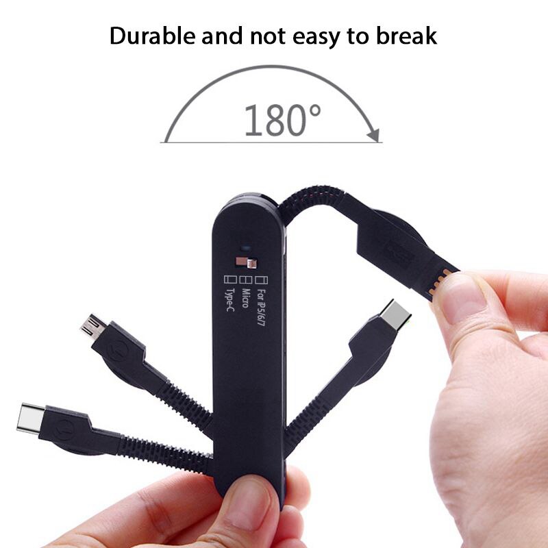 Sindvor 3 In 1 Type C Charger Adapter Multi Functional for Xiaomi