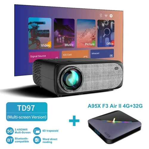 ThundeaL 1080P Projector TD97 WiFi Android TVBOX LED Full HD Projector