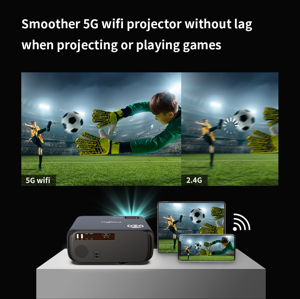 ThundeaL 1080P Projector TD97 WiFi Android TVBOX LED Full HD Projector